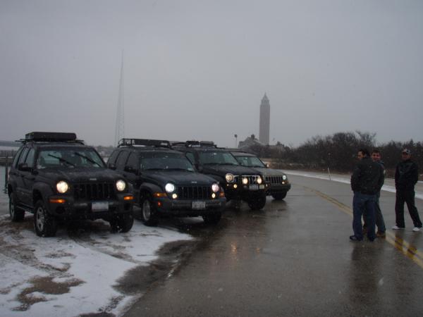 The guys and the Jeeps at RM