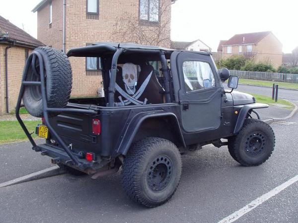 This was my first jeep.  Notice how black it is?