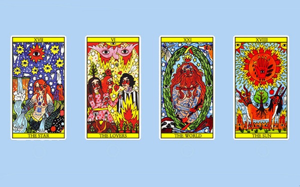 Chọn 1 trong 4 lá bài Tarot để dự đoán tình yêu của bạn trong thời gian tới